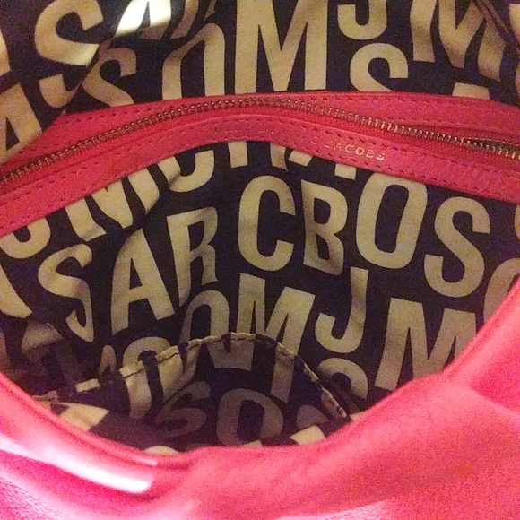 Marc by Marc Jacobs Hot Pink Leather Classic Q Natasha Shoulder Bag Large - Picture 3 of 6